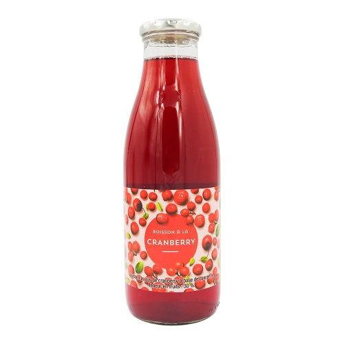 Boisson aux cranberries bouteille 75cl