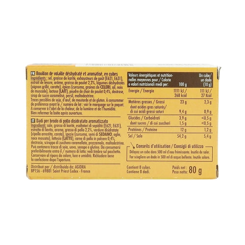 Bouillon de volaille paquet 80g Bédros