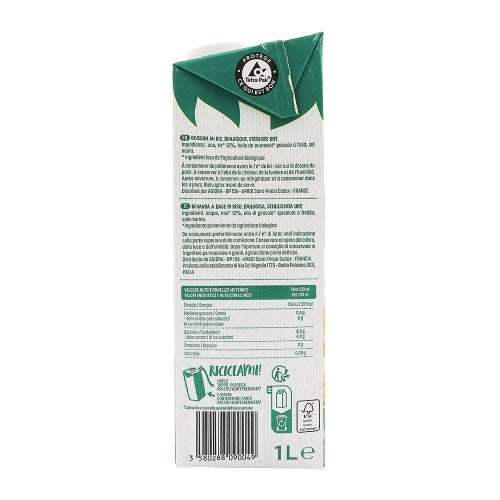 Boisson végétale riz BIO brique 1L
