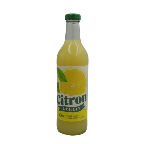 Concentré à diluer citron bouteille 75cl