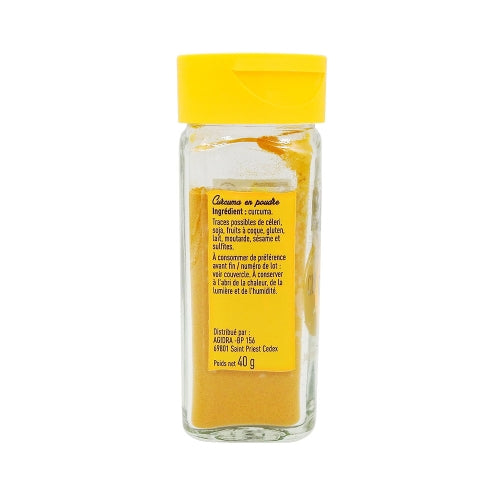 Curcuma moulu flacon 40g Bédros