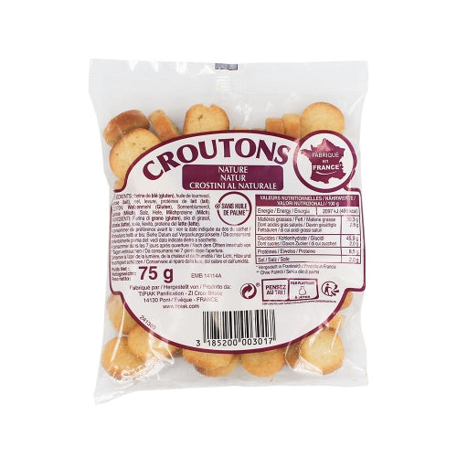 Croûtons nature sachet 75g