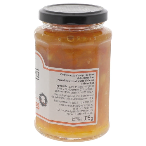 Confiture d'oranges de Corse et clémentines 315g