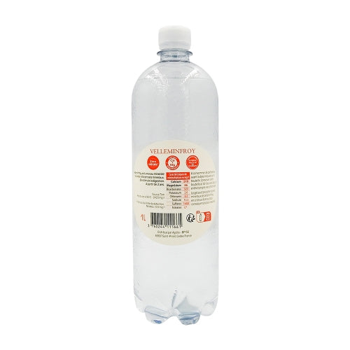 Eau pétillante bouteille PET 1l Velleminfroy