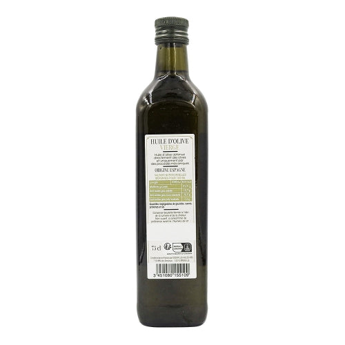 Huile d'olive vierge bouteille 75cl