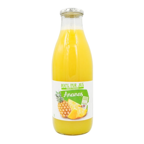 Pur jus d'ananas du Costa Rica bouteille 1l