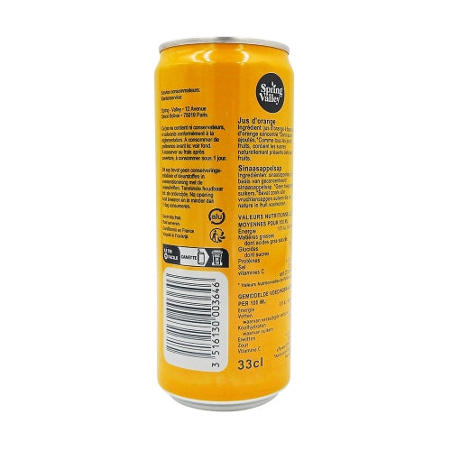 Jus d'orange 100% canette 33cl