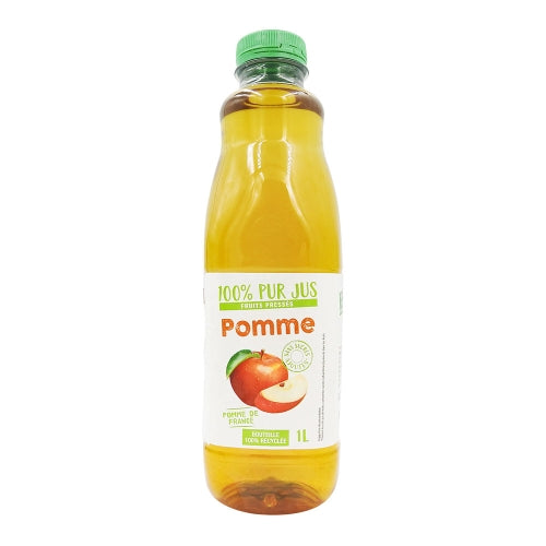 Pur jus de pomme clarifié bouteille 1L