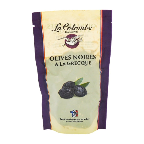 Olives noires grecque sachet 125g La Colombe