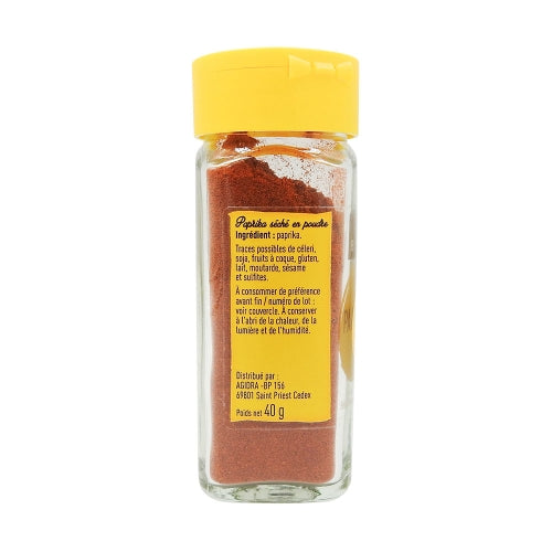Paprika doux flacon 40g Bédros