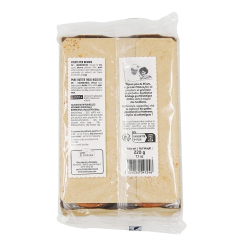 Palets pur beurre barquette 220g La Trinitaine