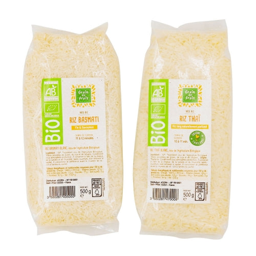 Riz Basmati blanc BIO Grain De Frais 500g