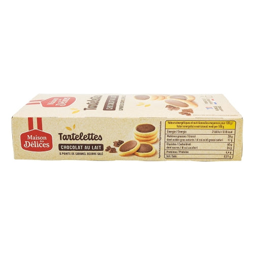 Tartelettes chocolat caramel boîte 125g