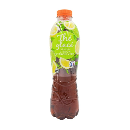 Thé glacé saveur citron & citron vert bouteille 1l