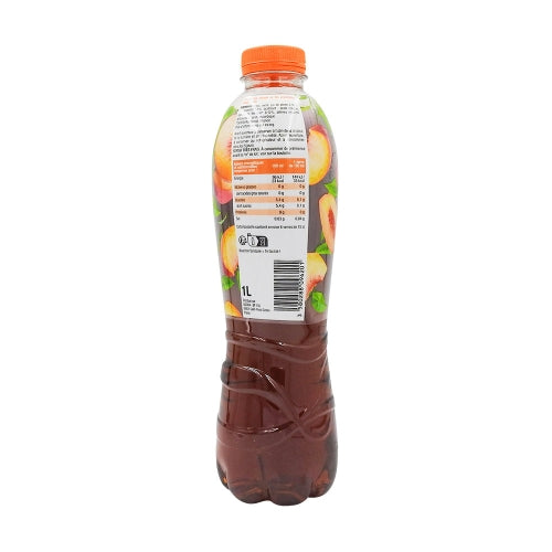 Thé glacé saveur pêche bouteille 1l