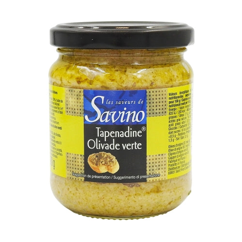 Tapenadine verte bocal 190g Savino