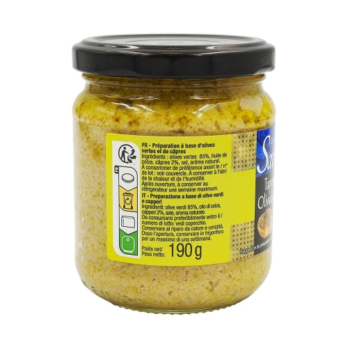 Tapenadine verte bocal 190g Savino